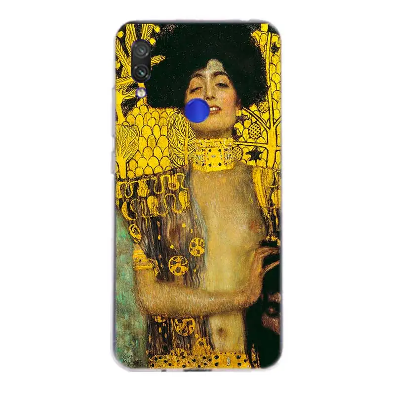 Kiss by Gustav Klimt Silicone Case For Xiaomi Redmi Y3 S2 Y2 Note 7 6 5 Pro 4 4X 5A 6A Pocophone F1 Mi 8 A2 lite 9 A1 Cover |