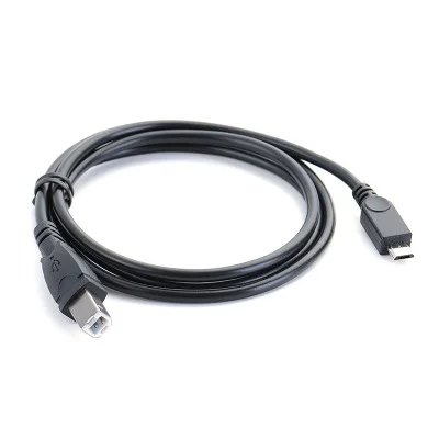 Кабель Micro USB мама Стандартный 2 0 Тип B папа 1 5 м для принтера сканера и жесткого