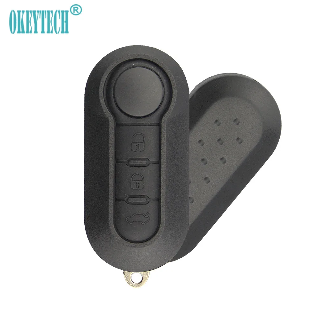OkeyTech новый складной брелок с 3 кнопками для FIAT 500 Panda Punto Bravo|housing shell|housing casehousing key |