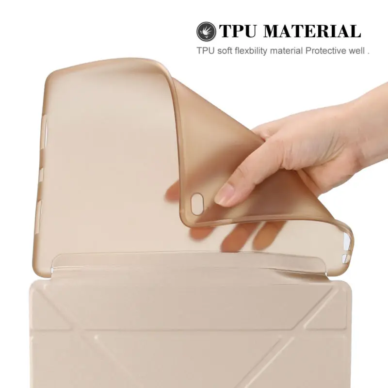 Красивый жесткий и гибкий ТПУ силиконовый мягкий кожаный умный чехол-накладка