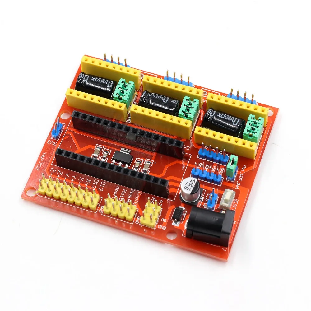 Новый CNC Щит V4 гравировальный станок/3D принтер/A4988 Плата расширения драйвера для