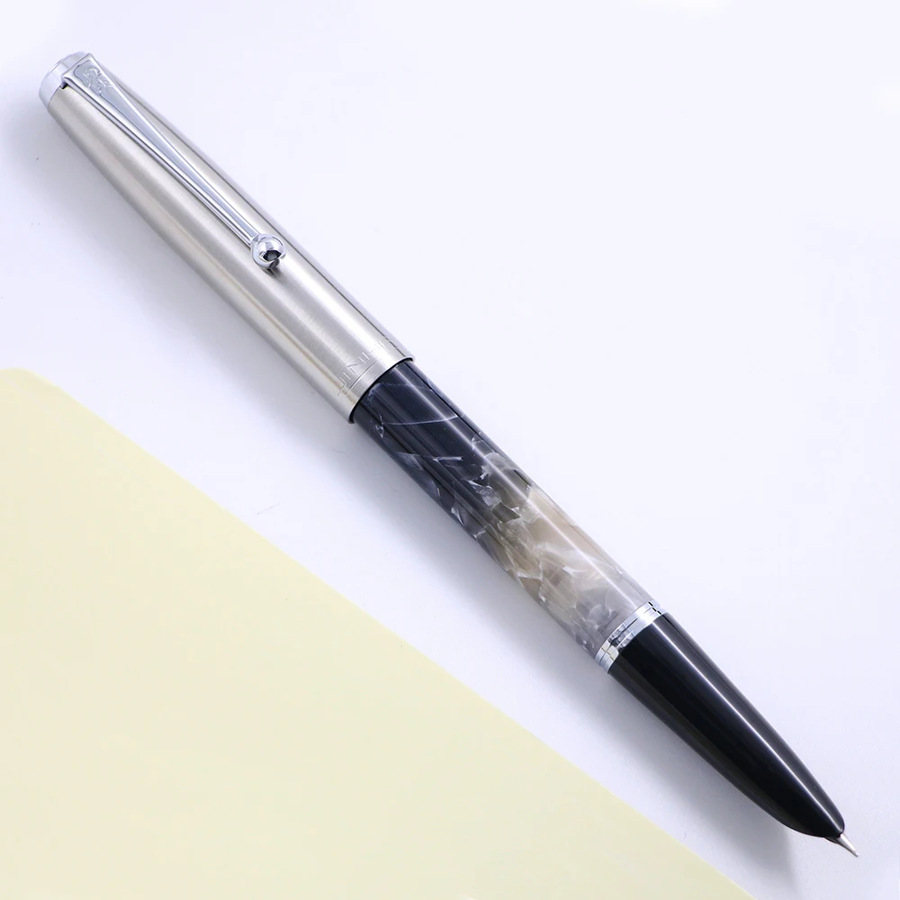 Высокое качество Jinhao 51A акриловая авторучка 0,38 мм дополнительный тонкий наконечник органические стеклянные чернила ручка Подарочная коробка набор
