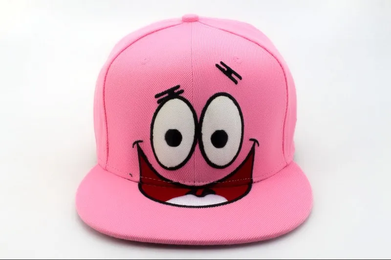 Nickelodeon Cartoon Snapback Patrick snapback cap classic men & women's designer cartoon baseball hats pink | Аксессуары для