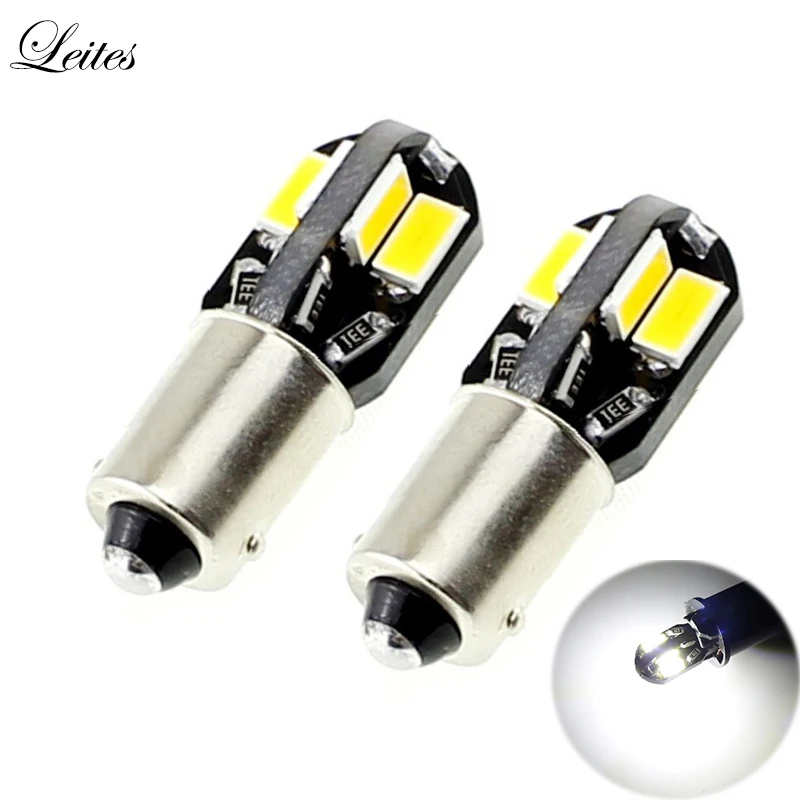 Leite 10 шт. Canbus светодиодный 8SMD 5630/5730 автомобильный светильник Ba9s аксессуары|car