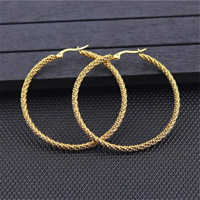 Серьги-гвоздики из нержавеющей стали для мужчин и женщин украшения ушей 30 мм под