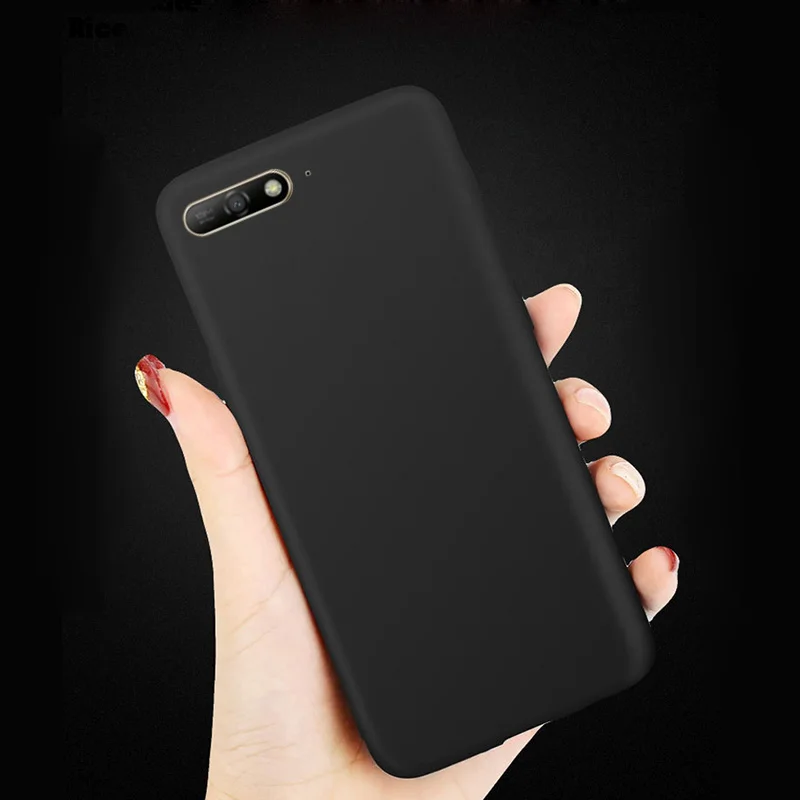 Для huawei Y6 2018 задняя крышка телефон сумка для Prime Y 6 Y6Prime Силиконовые Мягкий ТПУ