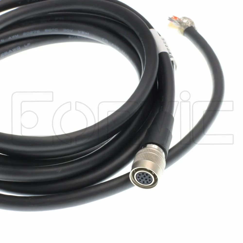 Eonvic Basler Electric AVT GIGE Vision Power I/O PLC 12 Pin для открытия высокий гибкий кабель |