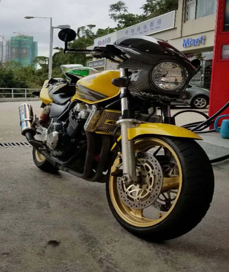 Шаблон формы впрыска Подходит для Honda CB400 три поколения имитация углеродного