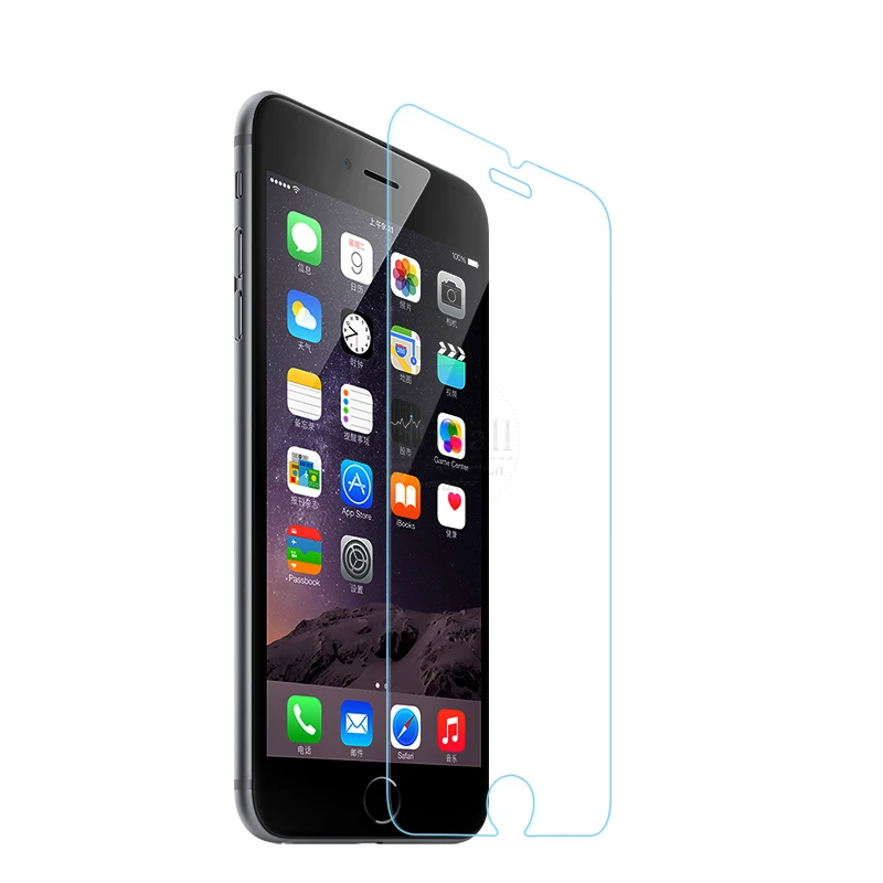 Закаленное стекло пленка HD 2 шт. 0 26 мм для iPhone 6S Защита экрана 7 6 8 Plus твердость