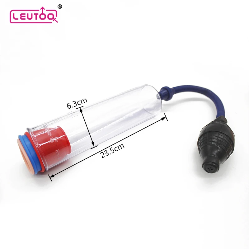 LEUTOO Penis Enlargement Pump Handsome Up Vacuum Extender Enlarger Enhance Sex Toys Product for Men | Красота и здоровье