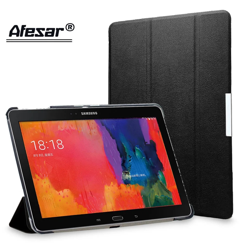 Ultra-protetora do Livro do Suporte do Samsung Magnética de Couro Afcéu Capa Galaxy 10.1 Polegadas ou sm T520 T521 T525 Tablet pu Tab Pro