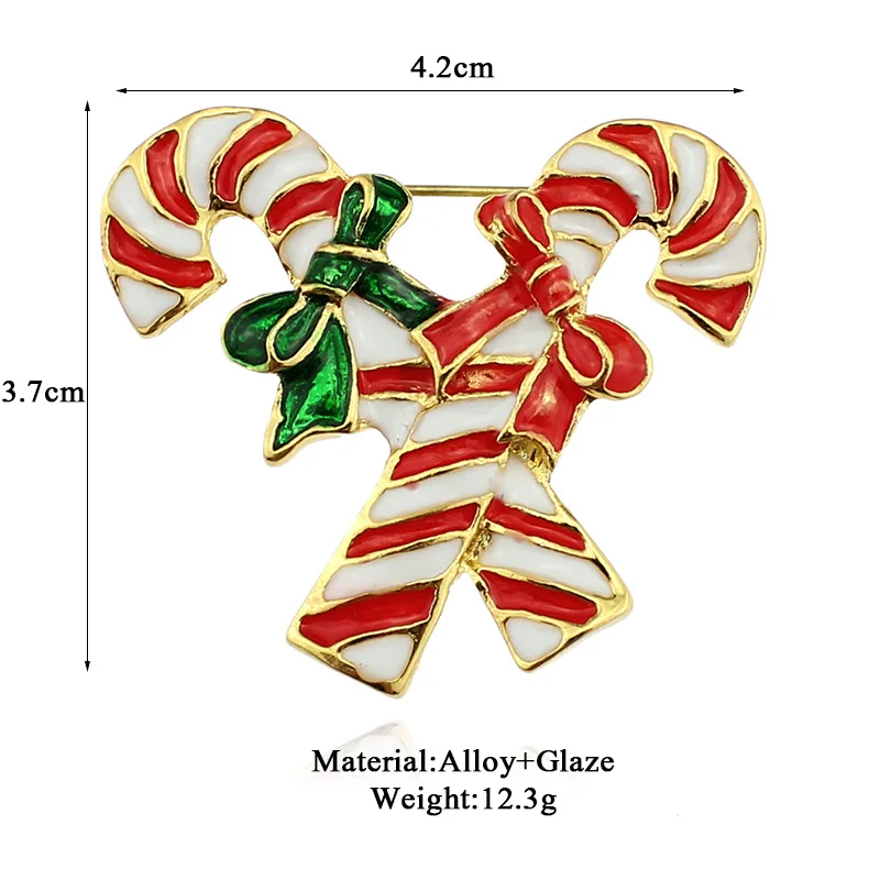 Модные Рождественские Броши для женщин 2017 хрустальные броши в виде Санта Клауса