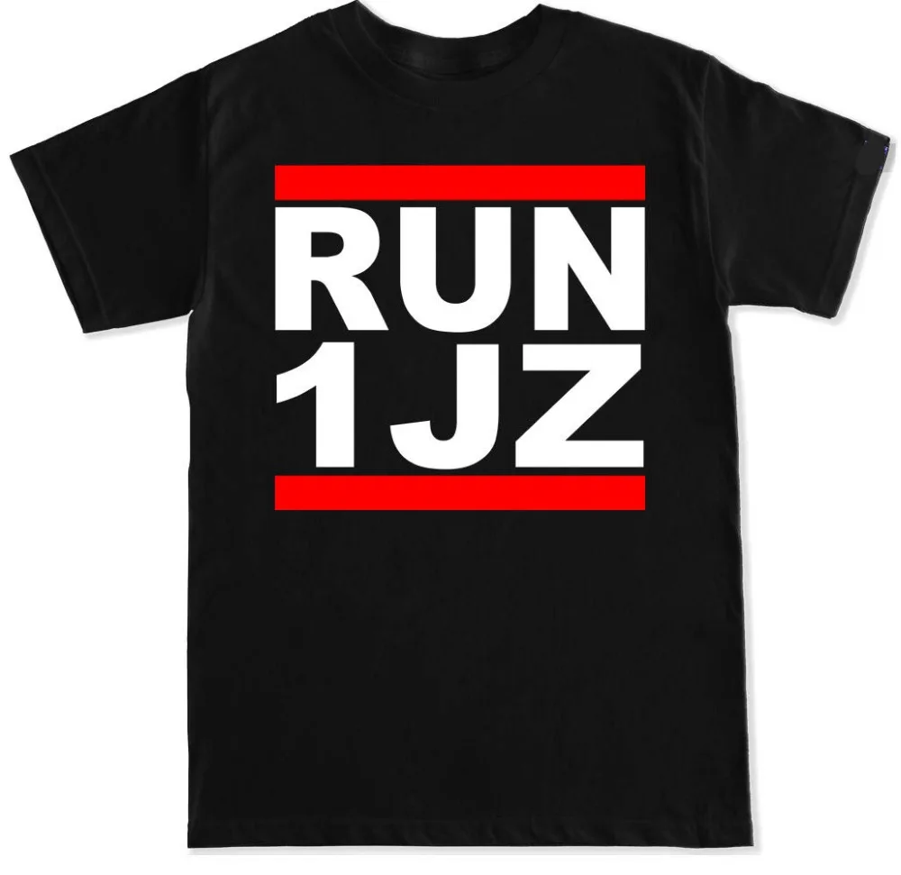 

2019 Summer Men's High Quality run-1jz jdm car Tees Fashion Slim Short Sleeve O Neck T-Shirt