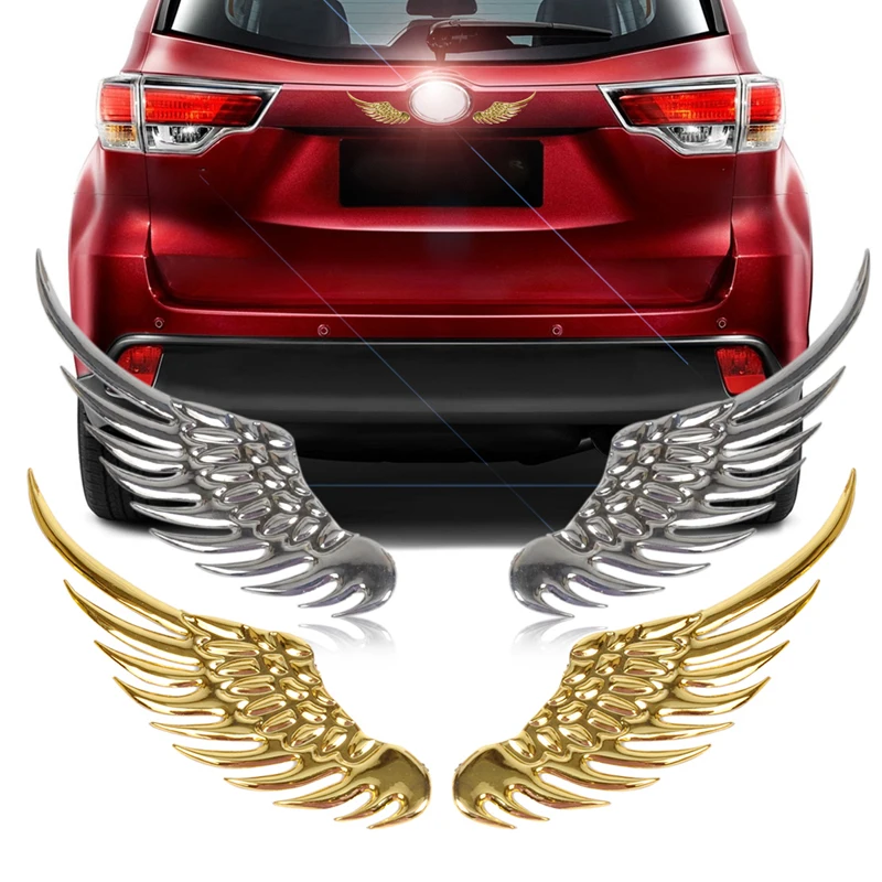 Стайлинг автомобиля Модные металлические наклейки 3D крылья для Lexus ES250 RX350 330 ES240