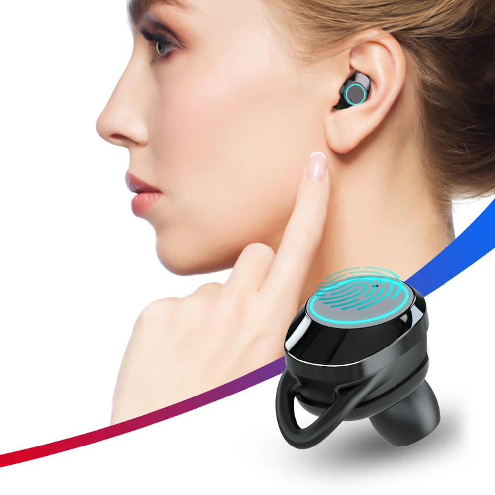 Спортивные наушники с сенсорным управлением TWS 5 0 Bluetooth EDR Mini Twins стерео микрофон