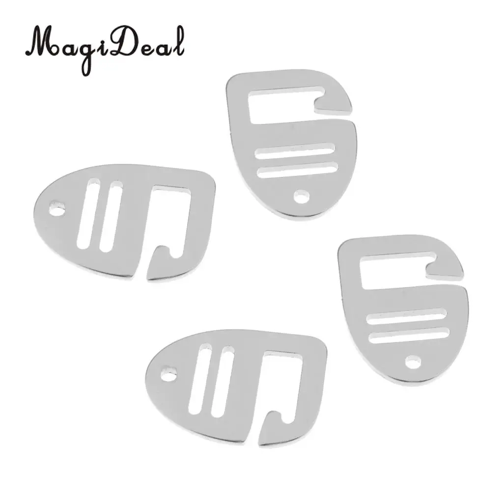 MagiDeal 4 шт. 1 дюймовый металлический G образный крючок пряжка для рюкзака ремня