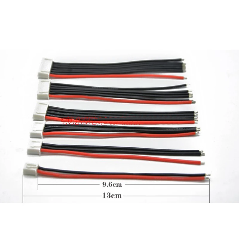 20 шт 10 15 см 22AWG силиконовый кабель Lipo батарея 1 2 3 4 5 6/7/8 s/9 s Баланс разъем зарядки