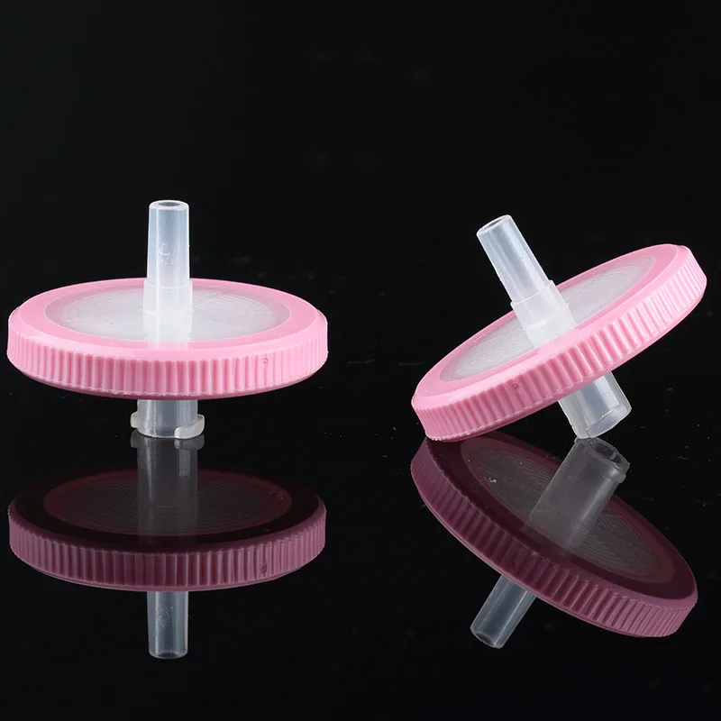100 Pcs 33mm 0.22um ПВДФ шприцевой фильтр/игольчатый фильтр|Воронка| |
