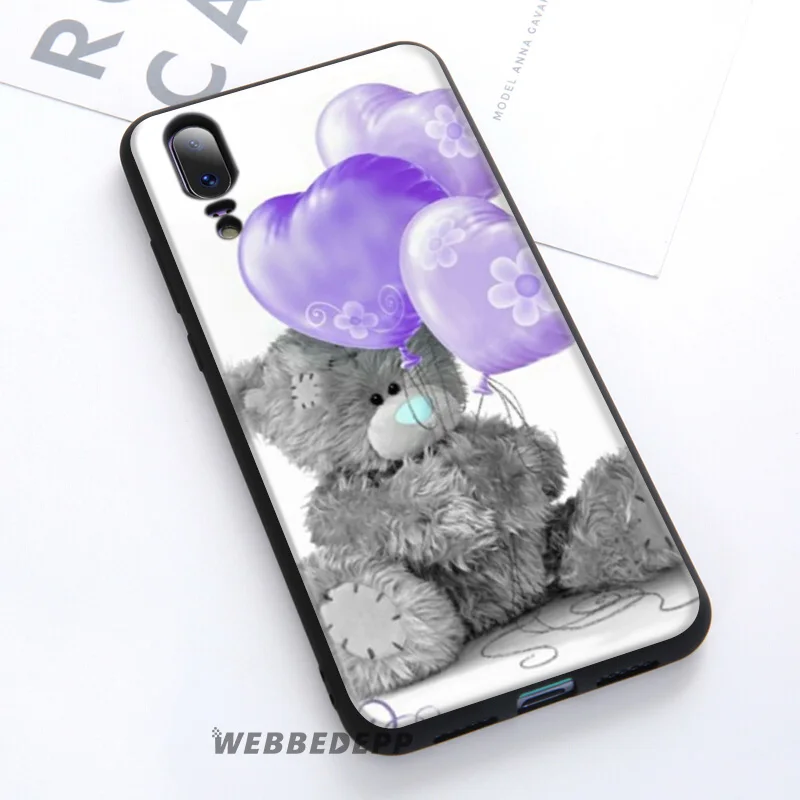 Мягкий чехол WEBBEDEPP Teddy Me To You Bear для Huawei P30 P20 Pro P10 P9 Lite 2017 P Smart 2019 и Nova 3 3i Y9 |