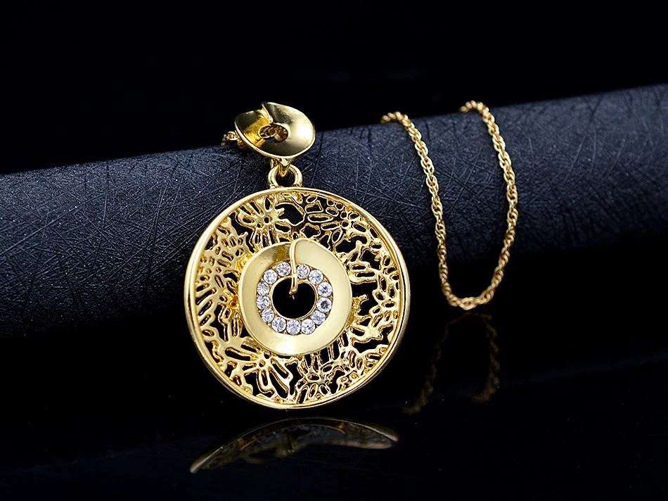 Sunny Jewelry, классические круглые Ювелирные наборы для женщин, серьги, ожерелье, циркониевые Цветочные Ювелирные наборы для свадьбы, помолвки