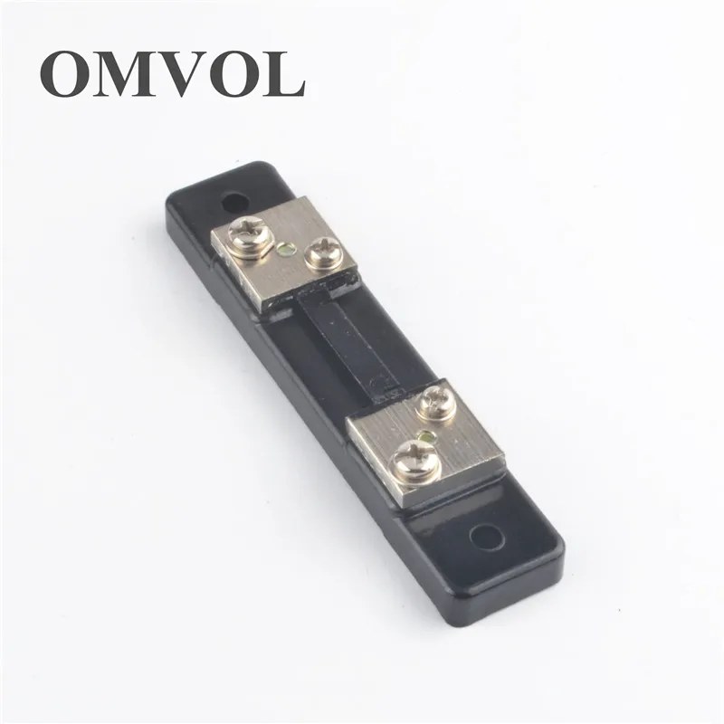 

DC 50A 75mV Setpoint Shunt Resistor Ammeter Gauge AMP Panel Meter often used for Voltage Regulators ...