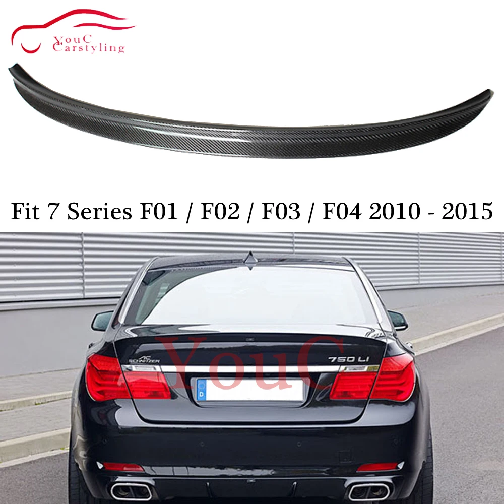 F01 задний спойлер из углеродного волокна крыло багажник загрузки губ Для BMW 7