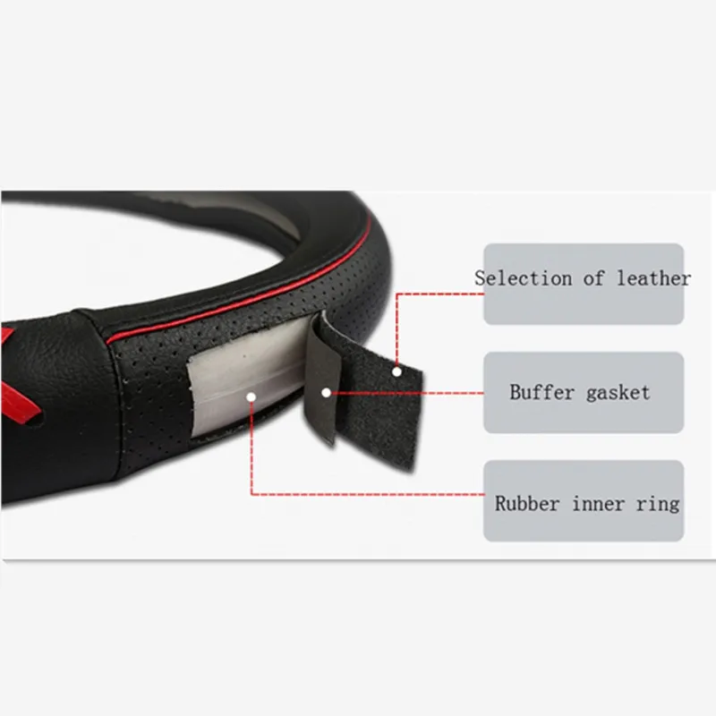 Чехол рулевого колеса автомобиля из натуральной кожи Аксессуары для салона subaru