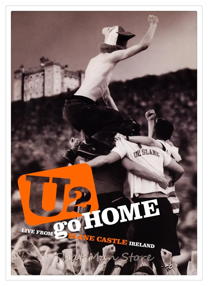 U2 плакат Clear Image стены наклейки украшения дома хорошее качество печать белый плакат на крафт-бумаге Home art бренд