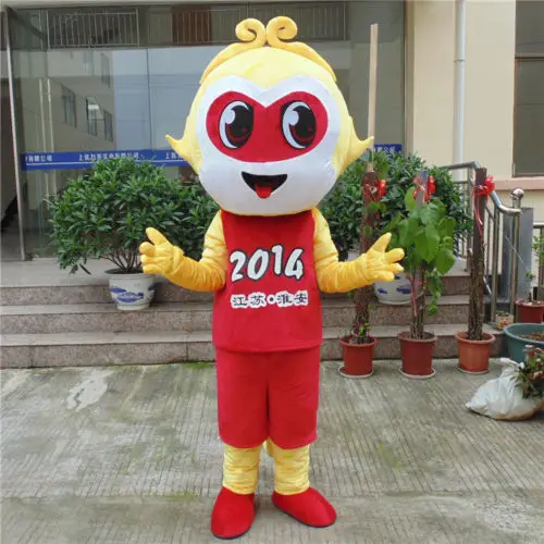 

New Adult Best Sale Foam Sun Wukong Monkey Cartoon Mascot Costume Christmas Fancy Dress Halloween Mascot Costume