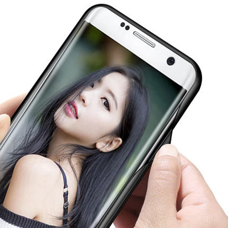 Чехол для Samsung Galaxy S7 чехол с закаленным стеклом и мягким краем 5 1 дюйма S 7