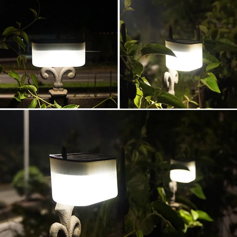 

Brand New Solar Powered Waterproof Wall Light 1/2/4 Pack Night Light Outdoor Yard Solar Fence Lamp IP65 Waterproof for Garden