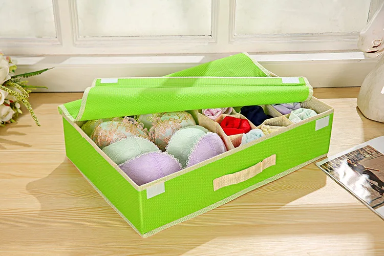 Нетканый Галстуки Носки для хранения нижнего белья бюстгальтеров литейный Ящик