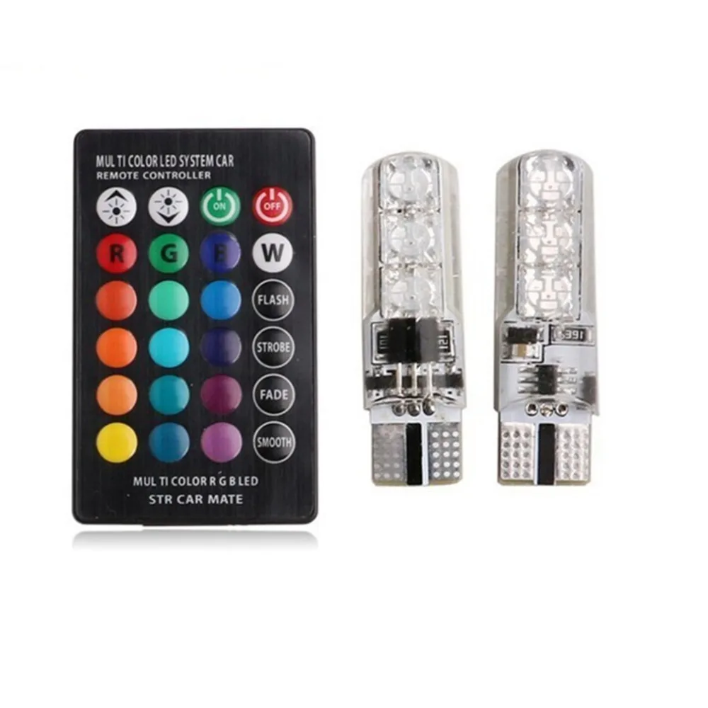 Светодиодный светильник RGB для салона с дистанционным управлением 6 SMD 5050 супер