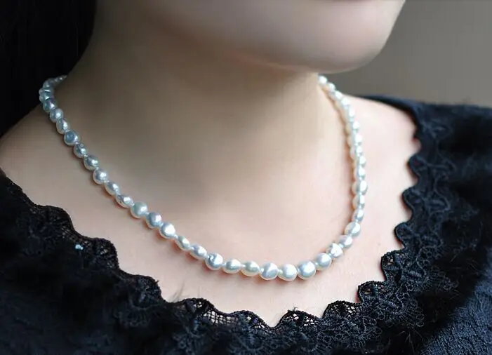 19&quot HUGE 18&quot11-12MM NATURAL SOUTH SEA WHITE OBLATE ROUND GENUINE PEARL NECKLACE (0926) | Украшения и аксессуары