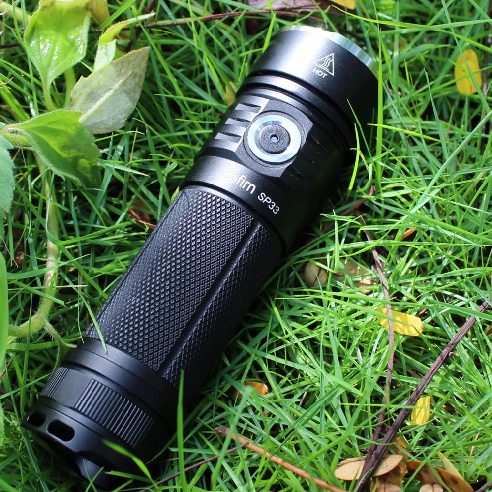 Sofirn SP33 Мощный светодиодный вспышка светильник 26650 Cree XHP50 2500lm тактический фонарь 18650 вспышка светильник 6 режимов со светодиодным индикатором светильник обновления