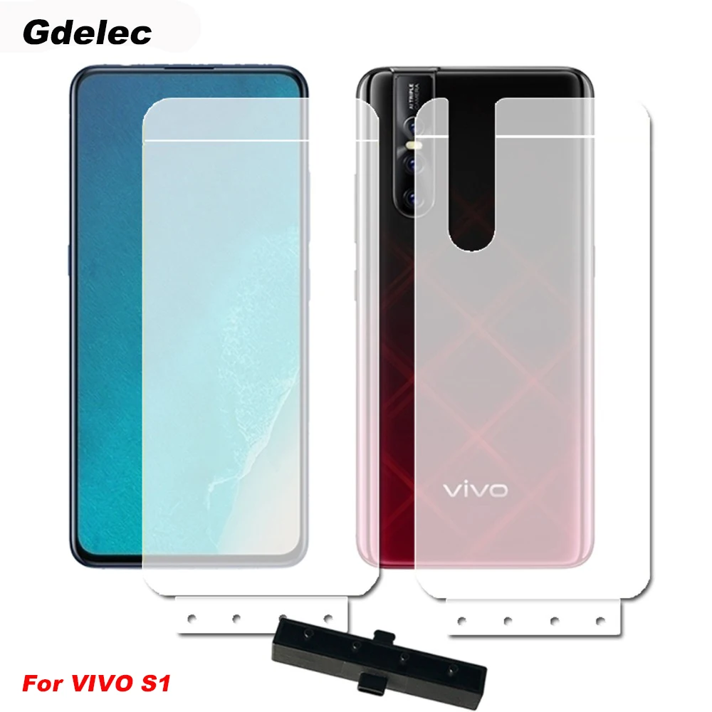2 шт. 3D Гидрогелевая Передняя и задняя защитная пленка для VIVO S1 Pro мягкая экрана из