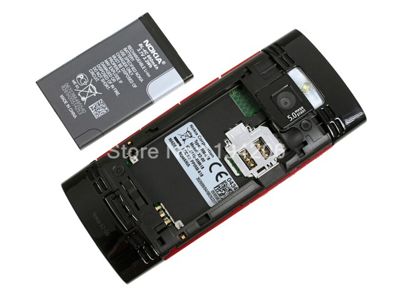Оригинальный разблокированный телефон Nokia X2-00 Bluetooth FM JAVA 5 МП Лидер продаж в Польше