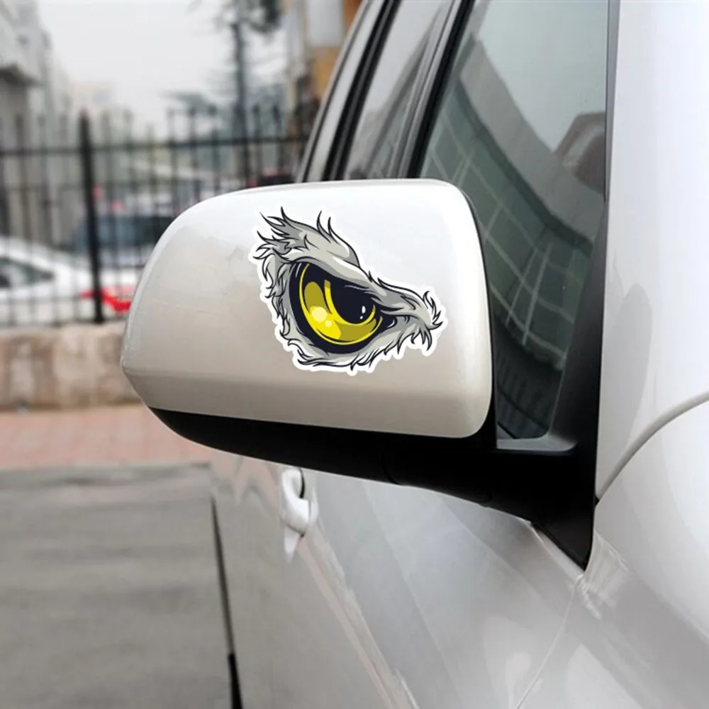 3D стикер для автомобиля стерео Светоотражающая птица Hawkeye Eagle Eyes боковое крыло
