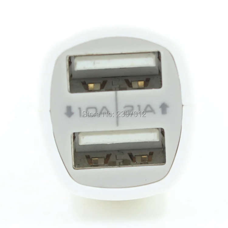 SZAICHGSI новый двойной USB Автомобильное зарядное устройство 2.1A 2 порта автомобильный