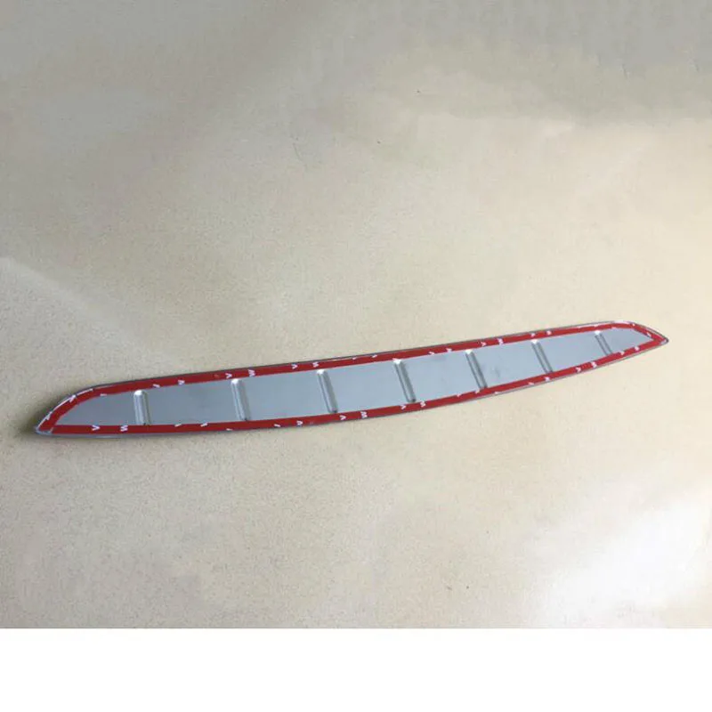 

Brand New For Tesla MODEL X 2016-2018 2PCS Stainless Steel Car Front Storage Box Guard Plate Cover Trim Car Styling Accessories