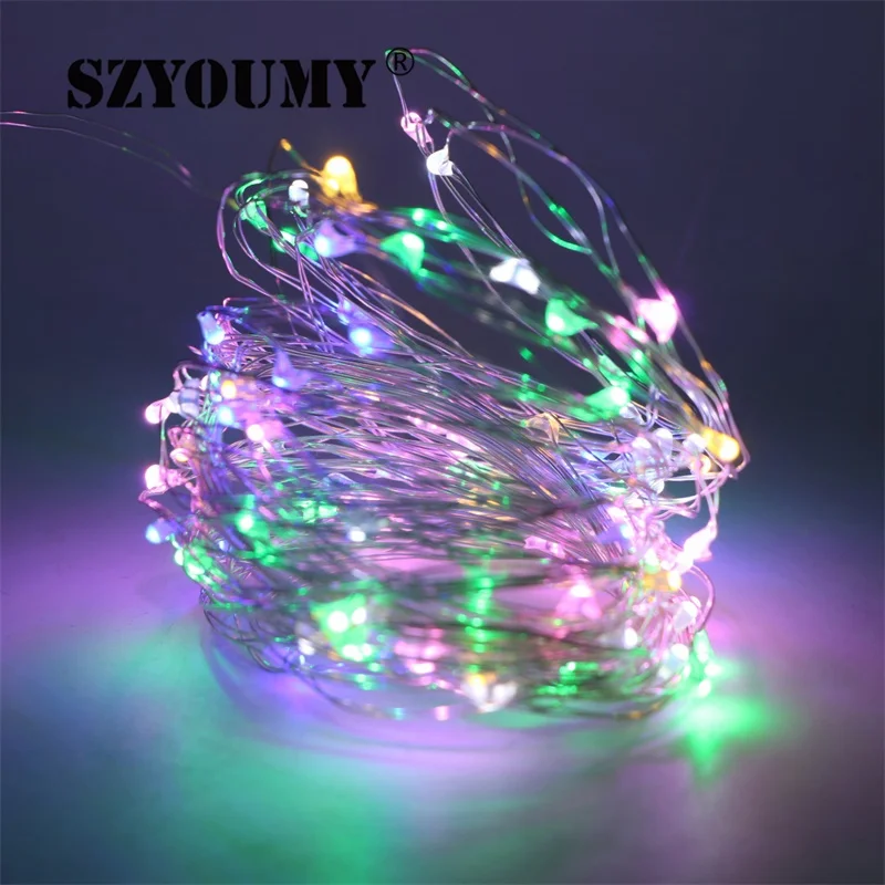 Светодиодная гирсветильник SZYOUMY с медным проводом праздничная лампа на