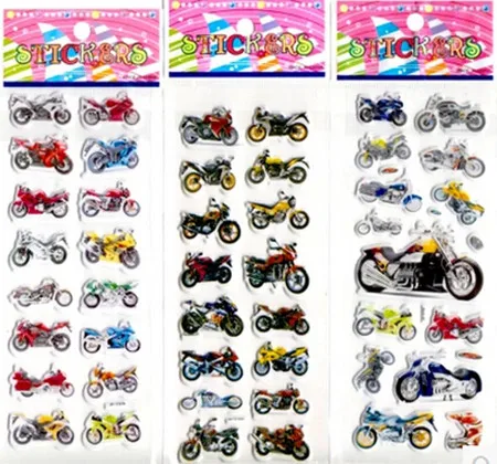 20 шт. 3d стикеры из пенопласта для мотоцикла украшения детей дошкольного возраста