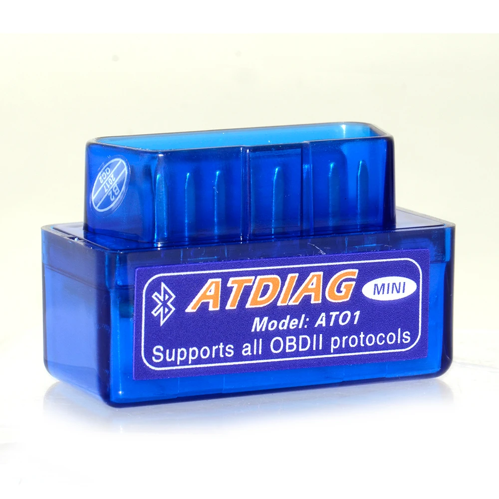 ATDIAG mini ELM327 V2.1 Bluetooth Vgate Scan на Android OBD2/OBDII Elm 327 v2.1 диагностический инструмент и
