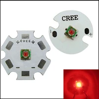 5pcs original 3w cree xlamp xpe xp e red 620nm630 led light lamp with 16mm20mm pcb star base