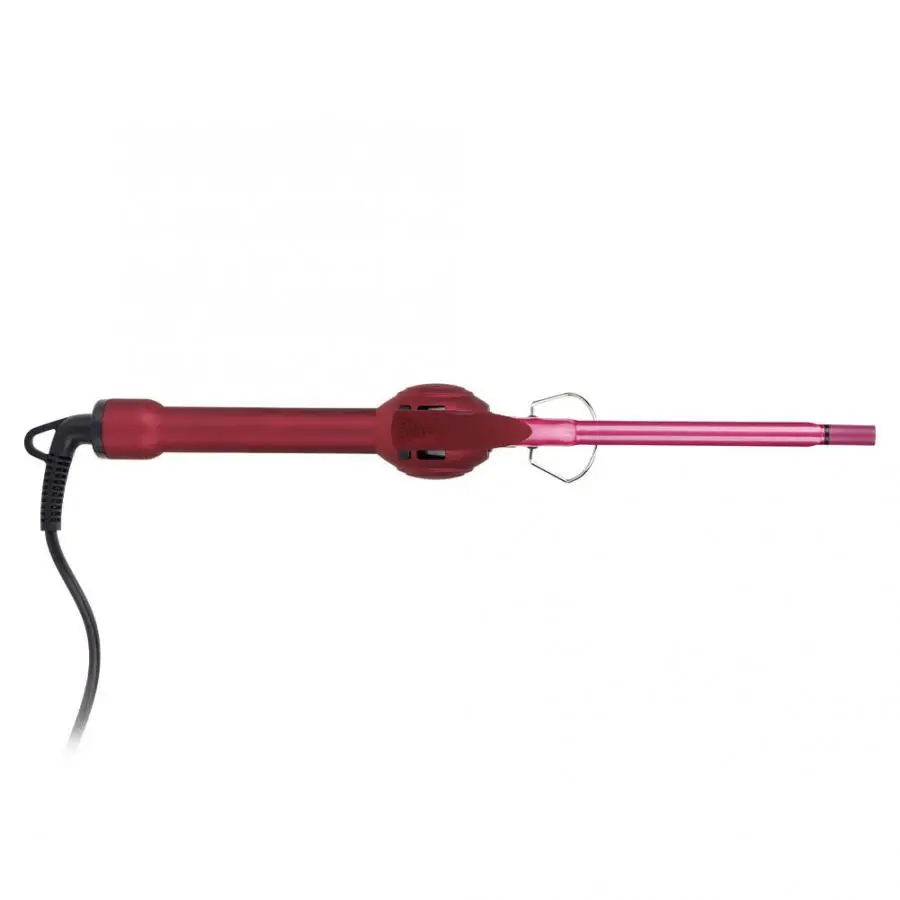 Professional Accessories Hairdresser 9MM Ultrafine Curling Iron Temperature LCD Display Hair Curler Anti-scalding Styling Tool