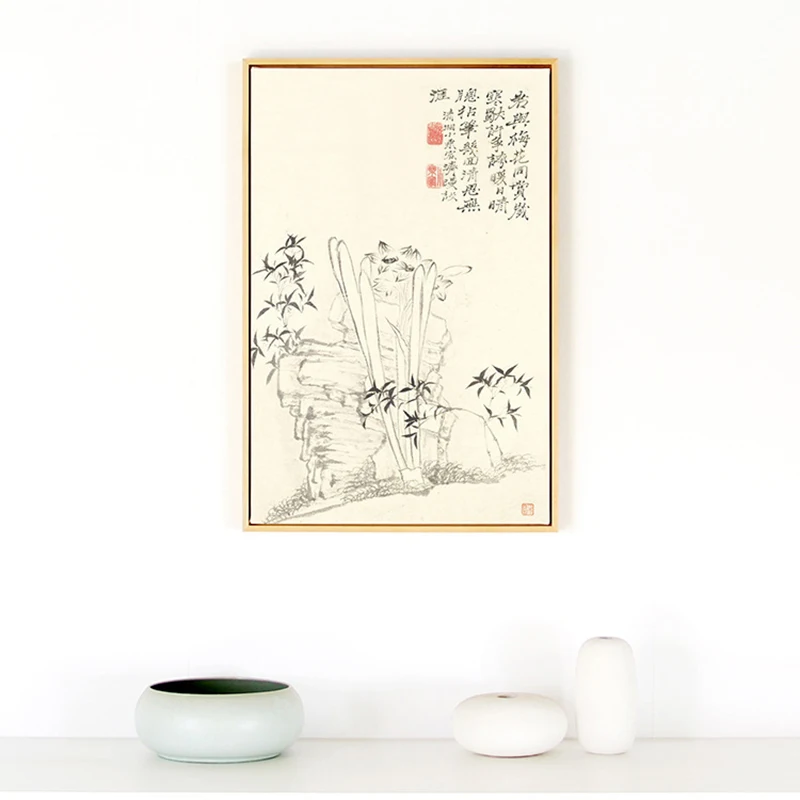 Сливы Кливия несколько Комбинации каллиграфия росписи китайский стиль Книги по