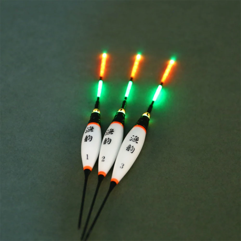 3 шт. светящийся светодиодный светильник электронный вертикальный поплавок для