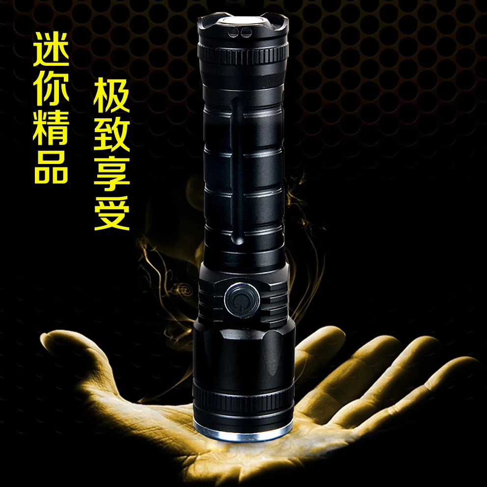 К1 мини аккумуляторная фонарик зум из светодиодов долго диапазон открытый дом