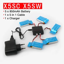 Аккумулятор для квадрокоптера Syma X5SW X5SC RC ультра высокая емкость 3