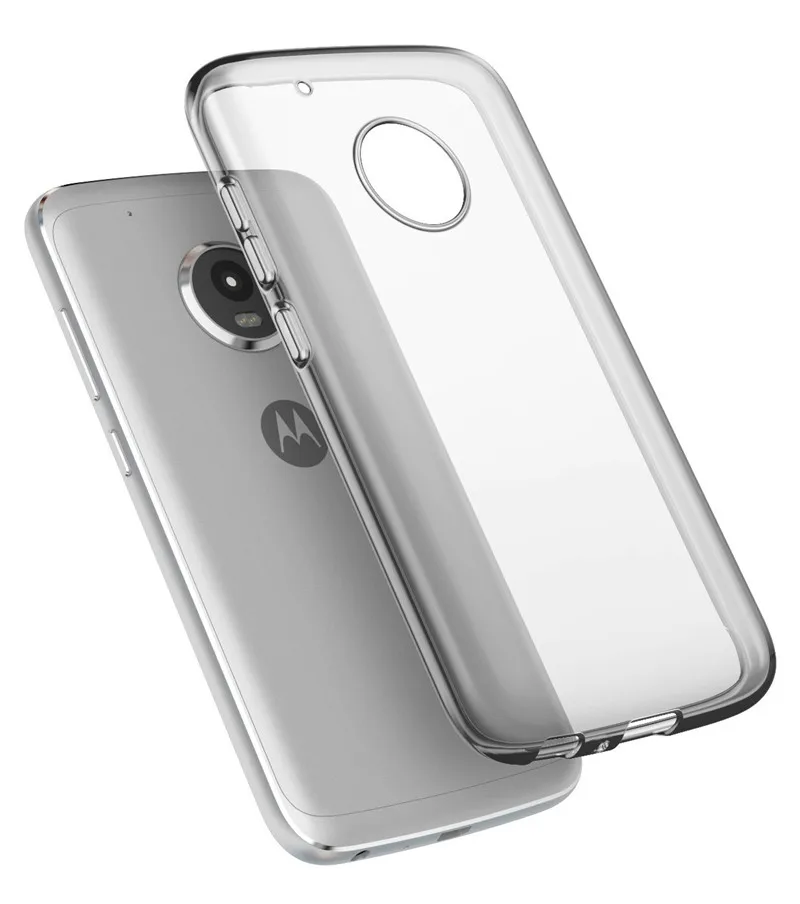 Для Motorola G5 Телефон Защитный Чехол Прозрачный Ультра-тонкий Тонкий Силиконовый